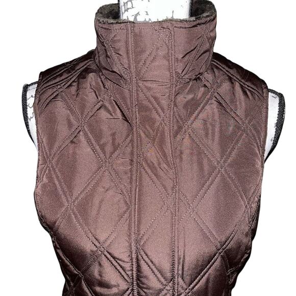 Weatherproof brown quilted vest small - Picture 4 of 8